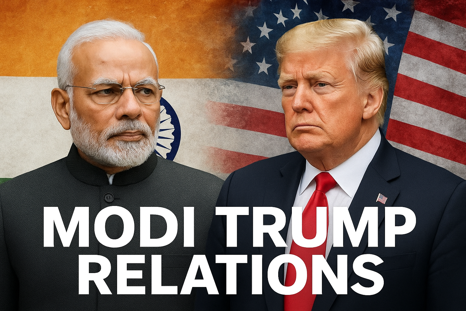 Prime Minister Narendra Modi with Donald Trump – Modi Trump Relations and US India Trade 2025